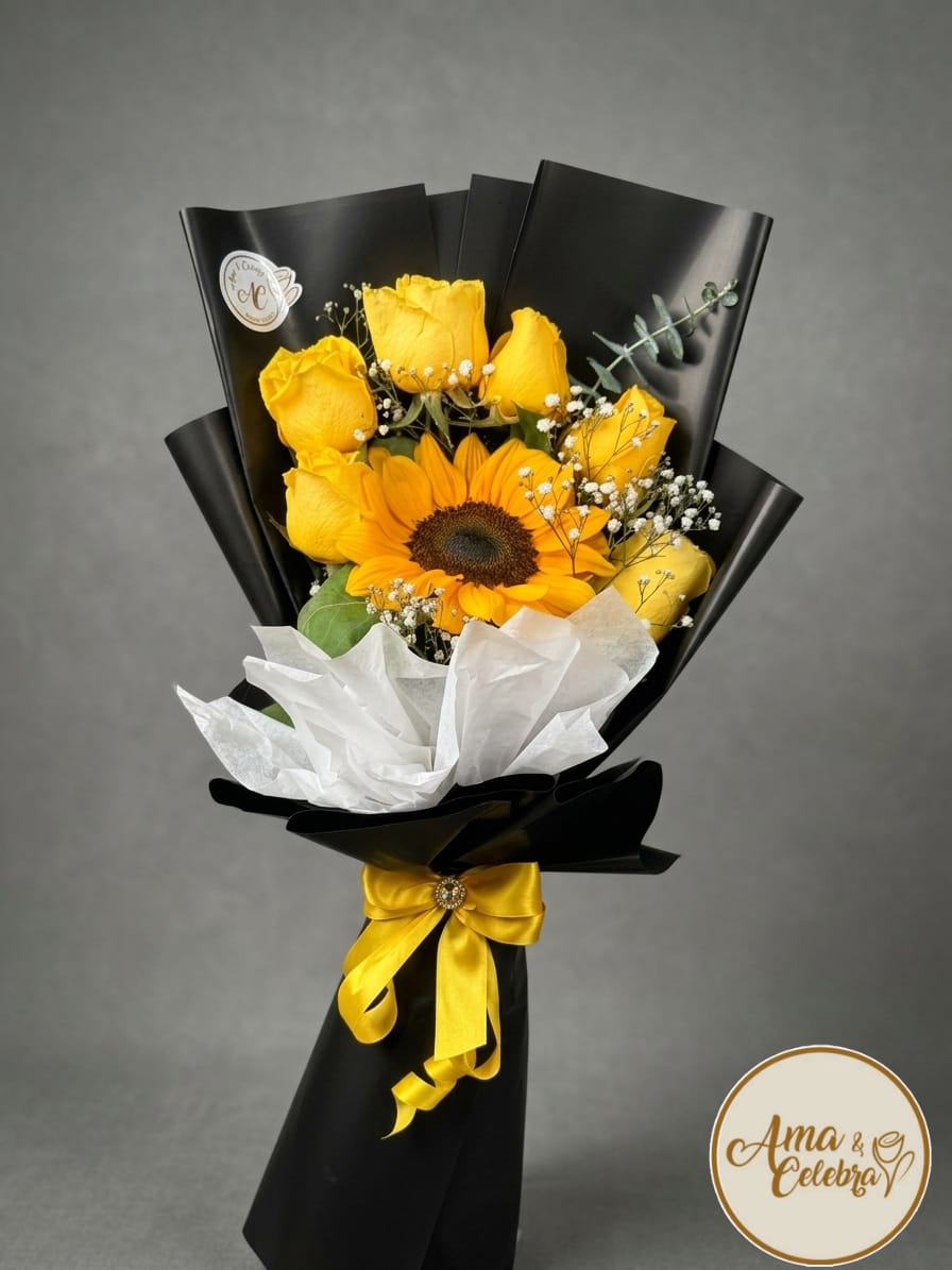 Bouquets rosas Amarillas